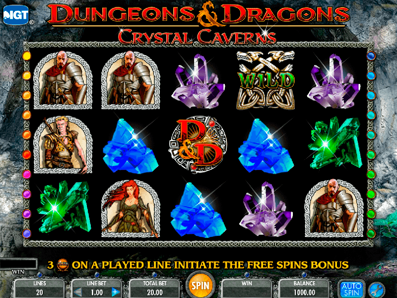 Dungeons And Dragons Crystal Caverns Slot Dungeons And Dragons Crystal Caverns Slot